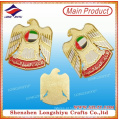 Shinny Ouro Kuwait 3D Eagle Emblema
